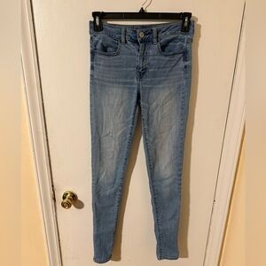 American Eagle high rise Jennings. Size 4 x-long. Tall